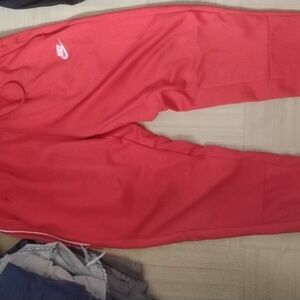 Red Nike sweat pants (XL)